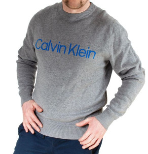 Calvin Klein Jeans C-NECK sweter bawełna logo
