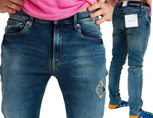 Spodnie CK Calvin Klein jeans skinny leg rurki