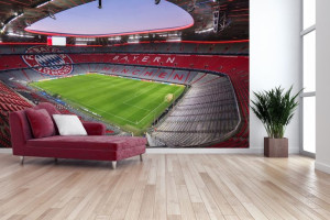 Fototapeta piłka nożna Bayern Monachium - 2 x 1,5 m - lateksowa (wizki)