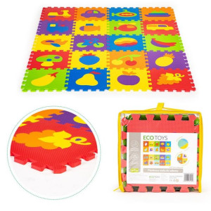 Mata Piankowa Edukacyjna Eva Puzzle 20 Elementów 148x119cm