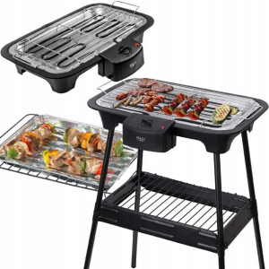 Grill Elektryczny Stojący Stołowy Balkonowy 2400w