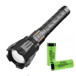 Latarka XHP160 Zoom USB + 2x26650 Panasonic 5000mAh