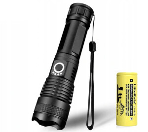 Latarka XLight XHP50 Zoom USB + AKU 5100mAh LiitoKala