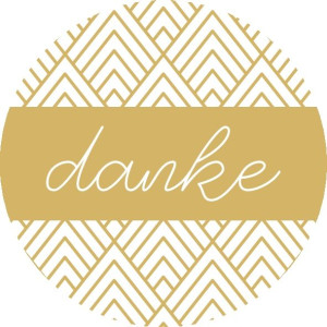 Naklejki thank you ozdobne 10 sztuk