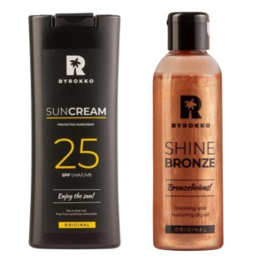 Byrokko Shine Bronze + Sun Cream SPF25