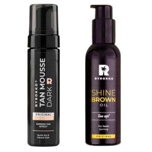 Byrokko Shine Brown Oil + Samoopalacz W Piance