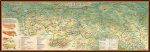 Karpaty Polskie Mapa Ścienna Do Wpinania Compass