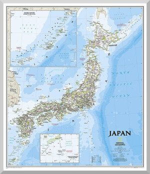 Japonia Mapa Ścienna Polityczna Do Wpinania Ng