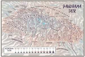 Panorama Tatr Plansza Do Wpinania W Ramie Artglob
