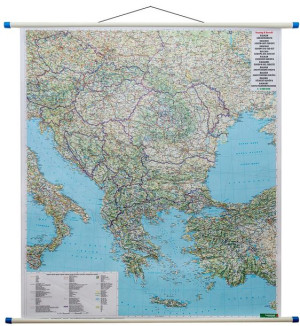 Bałkany Europa Pd Mapa Ścienna Drogowa 1:2mil Fb