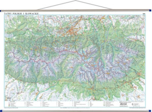 Tatry Polskie Słowackie Mapa Ścienna 2020 Eko-graf