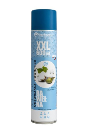 FRESHTEK Odświeżacz XXL BAWEŁNA 600ml