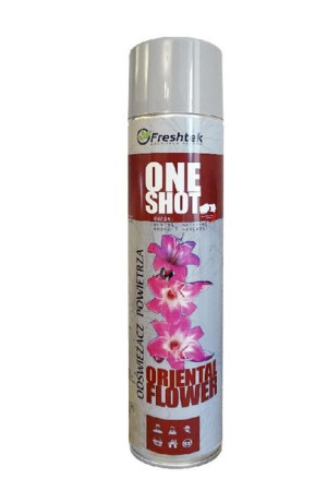 FRESHTEK One Shot Odświeżacz ORIENTAL FLOWER 600ml