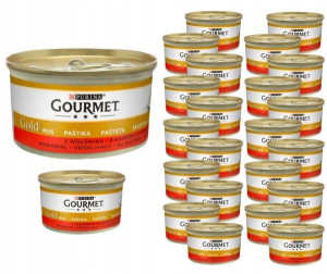 KARMA DLA KOTA mokra Gourmet wołowina PAKIET
