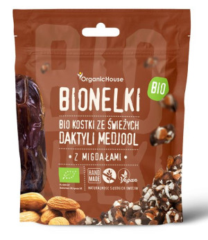 Praliny Daktylowe Z Migdałami Bezglutenowe Bio 50 G - Organic House (bionel