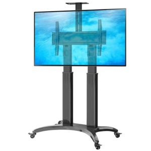 AVF1800B - ekskluzywny mobilny stojak TV wózek do telewizorów LCD LED 65"-8