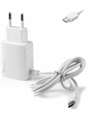 Ładowarka sieciowa Reverse U20 2.1A 1xUSB+Micro 1M biała