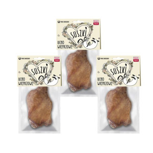 Paka Zwierzaka Suszki Ucho Wieprzowe 3x1 szt.