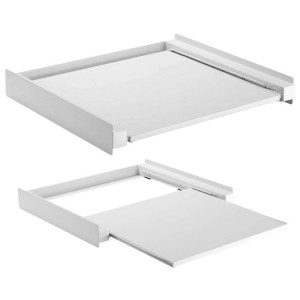 Łącznik pralki z suszarką  półka Maclean, aluminium, uniwersalny, max 60kg,