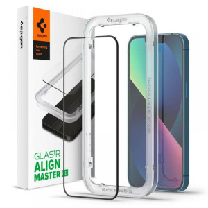 Szkło Hartowane Spigen Alm Glass Fc Iphone 13 Mini Black
