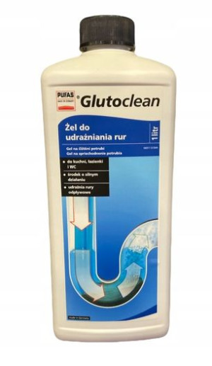 Glutoclean Żel Do Udrażniania Rur Żel Pufas 1 L