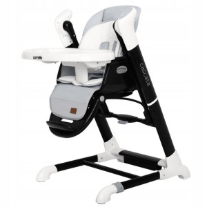Carrello Krzesełko do karmienia 3w1 CASCATA Grey