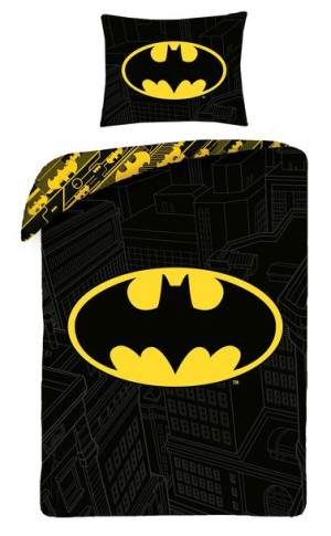 Pościel bawełniana dzieicęca 140x200 Batman Forever