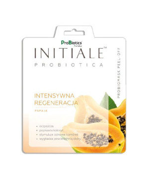 Maska Peel-Off Papaja Initiale Probiotica Intensywna Regeneracja 12g PROBIO