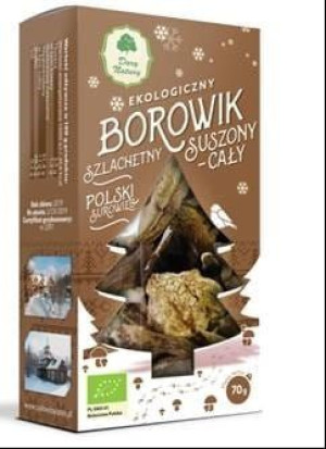 Borowik Szlachetny Suszony Cały Bio 70 G - Dary Natury (produkt Sezonowy)