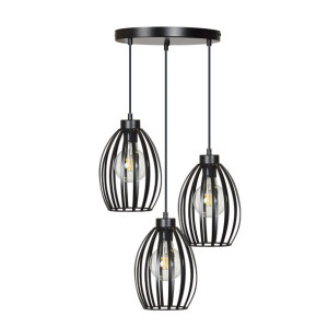 Czarna Biała Nowoczesna Lampa Led Boris Od Emibig