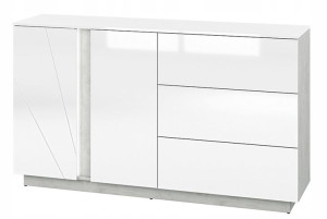 Komoda szafka salon sypialnia biała modern HOSTA