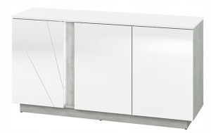 Komoda szafka salon sypialnia biała modern HOSTA