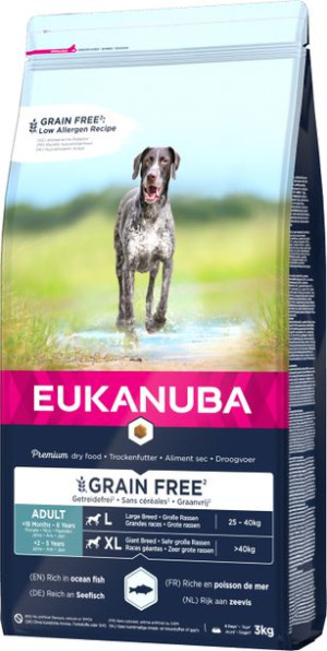 EUKANUBA Adult Large Grain Free 3kg