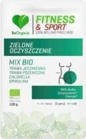 Mieszanka Zielone Oczyszczenie W Proszku Bio 100 G - Be Organic (fitness &