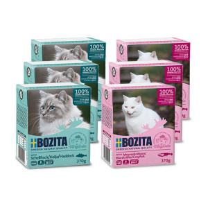 BOZITA Cat Dorsz W Galaretce 3x370 + Rak W Galaretce 3x370g