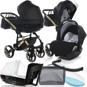 Wózek Junama 3w1 Fluo V2 04 I Nosidełko 0-13 Kg