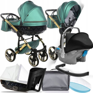 Wózek Junama 3w1 Fluo V2 02 I Fotel Kite+ Avionaut