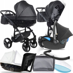 Wózek Junama 3w1 Fluo V2 05 I Fotel Maxi-cosi Citi