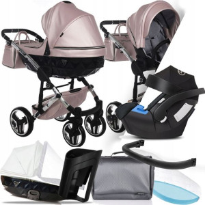 Wózek Junama 3w1 Fluo V2 06 I + Fotelik Cybex Aton