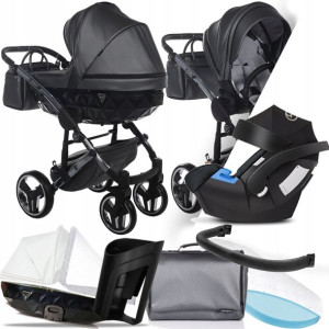 Wózek Junama 3w1 Fluo V2 05 I + Fotelik Cybex Aton