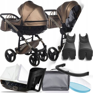 Wózek Junama 2w1 Fluo V2 03 I + Adaptery Cybex Mc