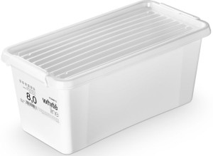 Pojemnik z pokrywą 8 L whiteline