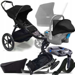 Wózek Thule 4w1 Urban Glide 2 Black I Kite+ Baza