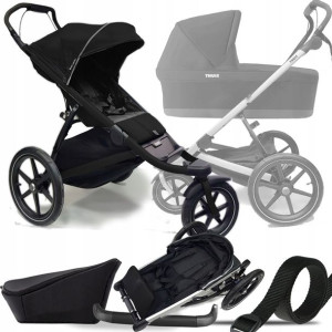 Wózek Do Biegania Thule 2w1 Urban Glide 2 Black