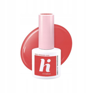 HI HYBRID Lakier hybrydowy 242 Red Orange