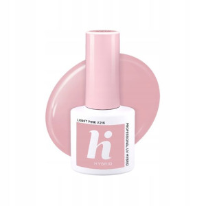 HI HYBRID Lakier hybrydowy 216 Light Pink