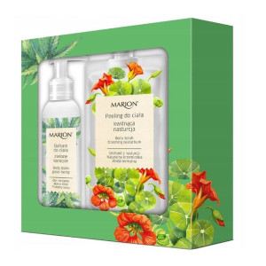 MARION Zestaw balsam do ciała + peeling do ciała