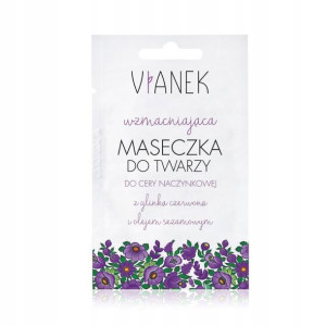 VIANEK Wzmacniająca maseczka do twarzy z glinką