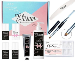 ELISIUM - Zestaw Maxi Flexy Gel z formami Quick Shape Type1 - 9 elementów