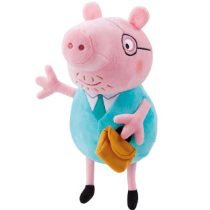ŚWINKA PEPPA Pluszowa Maskotka Tata Peppy 28cm